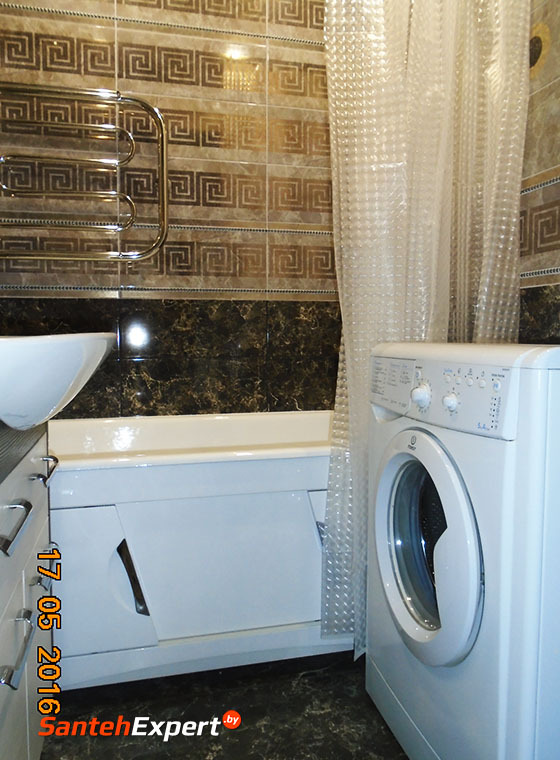 Санузел и ванная комната под ключ в Минске на Рафиева 86. Стоимость ремонта, фото, сроки выполнения.